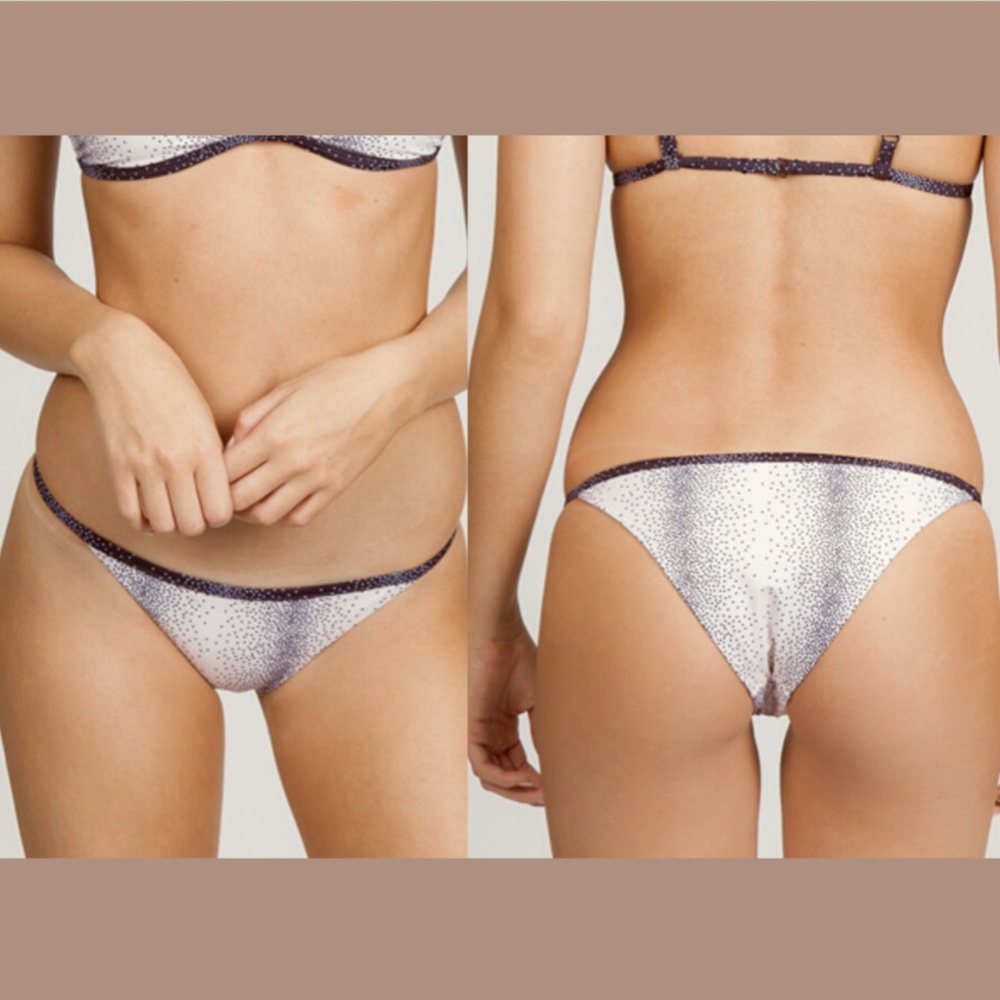 NEW TAVIK [ Medium ] Antic Bikini Bottom in Tapioca Percy‎ Polka Dot